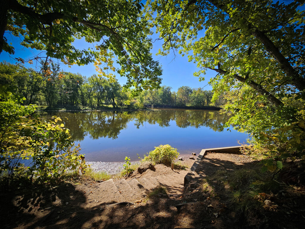 Hiking trail at St. Croix State Park